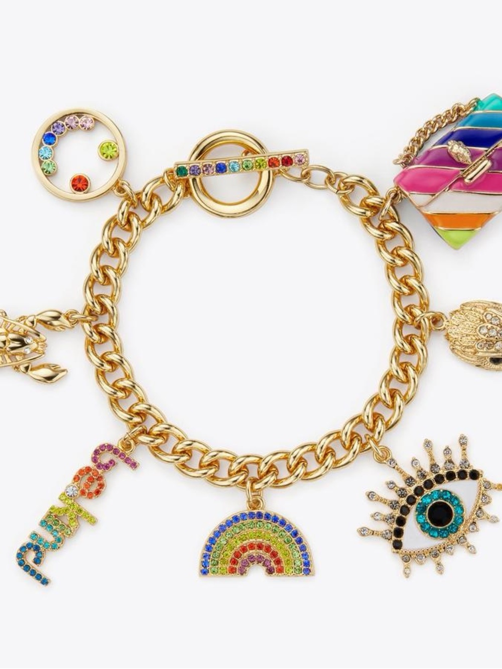 Kurt Geiger London MULTI CHARMS BRACELET NWT MSRP $168